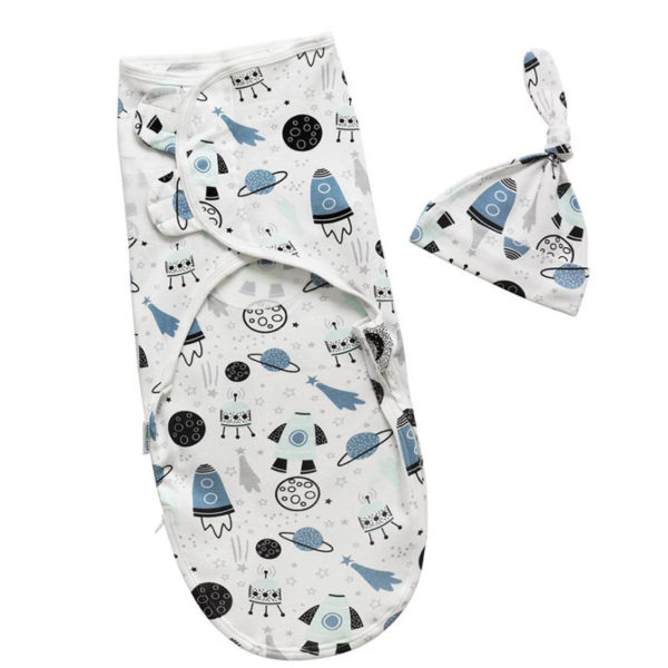 Adjustable Organic Cotton Baby Swaddle Wrap Sleep Sack For Newborn 3 Pack