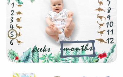 Hot Selling Popular Super Soft Customized Design Flannel Fleece Baby Monthly Milestone Blanket Wholesale