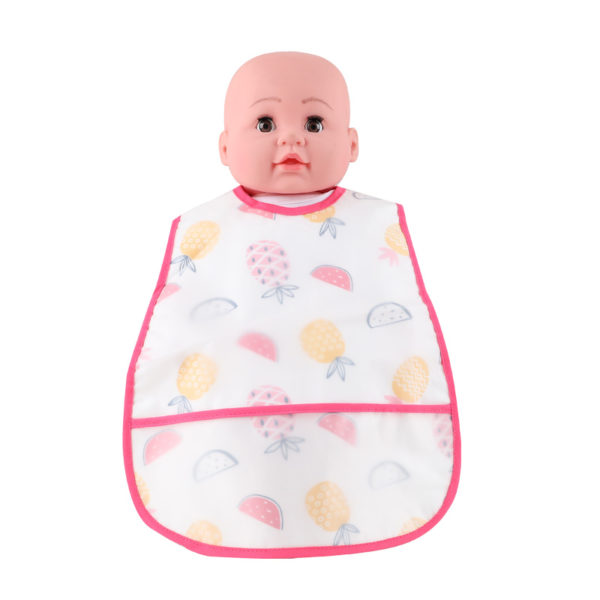 Fashion Baby Droll Bibs Babi Double Layer Waterproof Dribble Bandana Bib