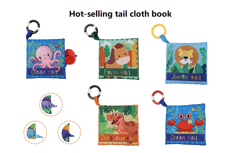 Compared with plush, plastic, wooden toys, etc., the six advantages of cloth books: